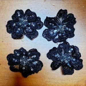 Anthro x Andrea's Beau Embellished Hair Clips